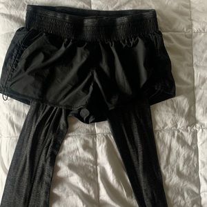 Athleta shorts with built in leggings. Size s.